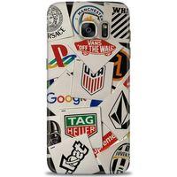 Samsung Galaxy S7 Edge Kılıf HD Baskılı Kılıf - Off The Wall + Tam Ekran Koruyucu