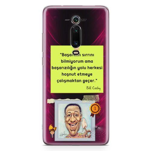 Xiaomi Redmi K20 Pro Kılıf Caps Bill Cosby Arka Kapak Koruma Desenli Full Koruyucu
