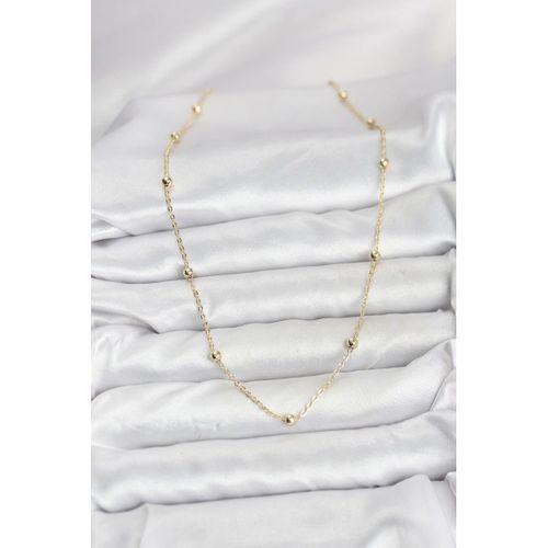 CM Gold Renk Top Zincirli Kadın Kolye