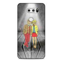 LG K40S Kılıf FunnyMaX (35) Fit Design Kılıf Gri