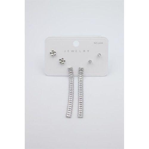 Çoklu Set Küpe - Gümüş