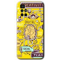 Xiaomi Redmi 10 Kılıf HD Desen Baskılı Arka Kapak + Temperli Cam - Smart 2