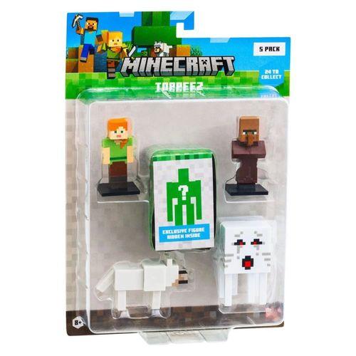 Minecraft 3D Figür Toppeez 5'li Set MC2040 Model 3
