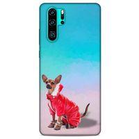Huawei P30 Pro Kılıf Köpek Kıyafetleri (17) Tasarım Kılıf Russian Chihuahua Mont