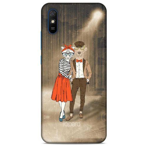 Xiaomi Redmi 9A Kılıf FunnyMaX (31) TPU Kılıf Kahverengi
