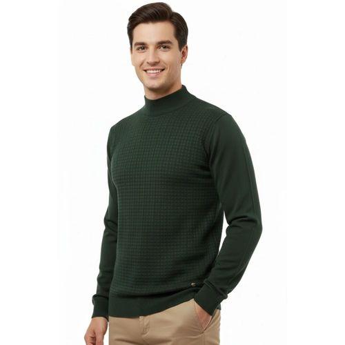 Erkek Yarım Balıkçı Kazak Çelik Örgü Regular Kalıp 5204B BGL-ST04855