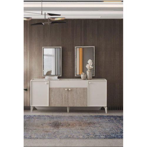 Petra Çekmeceli Dolaplı Aynasız Büfe Konsol 180x48x78cm