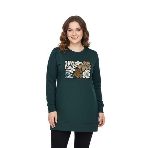 Kadın Sıfıryaka Önü Nakışlı Tunik BGL-ST05085