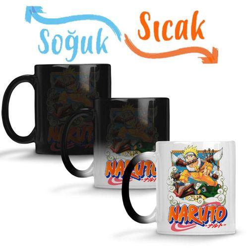 Uzumaki Naruto Anime Naruto Classico Sihirli Kupa Bardak Porselen