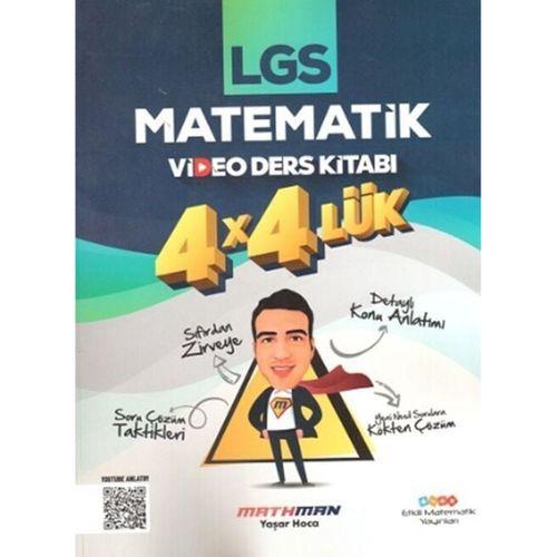 8. Sınıf LGS Matematik 4 x 4 lük Video Ders Kitabı Etkili Matematik