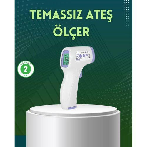 Kızılötesi Temassız Ateş Ölçer Lcd Ekranlı Hassas Termometre