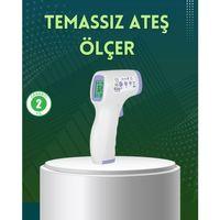 Kızılötesi Temassız Ateş Ölçer Lcd Ekranlı Hassas Termometre