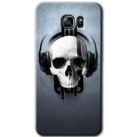 Galaxy Note 5 Kılıf HD Desen Baskılı Arka Kapak - Müzik Kurukafa