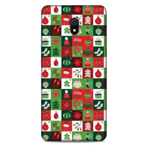 Yılbaşı Süsleri 07 Xiaomi Redmi 8A Kılıf Silikon Kapak