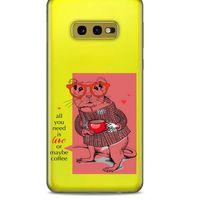 Zoologix (31) Samsung Galaxy S10e Şeffaf Kılıf Silikon Desenli