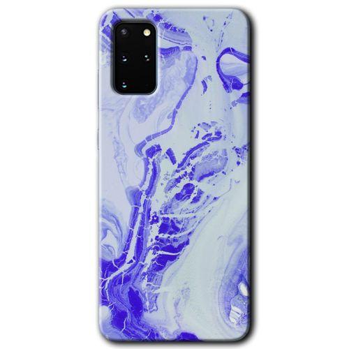 Galaxy S20 Plus Kılıf HD Desen Baskılı Arka Kapak - Cranny Liquid Wall + Kırılmaz Cam