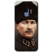 Samsung Galaxy S9 Kılıf HD Desen Baskılı Arka Kapak - Başkomutan Atatürk