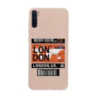 Oppo A91 London Premium Silikonlu Telefon Kılıfı