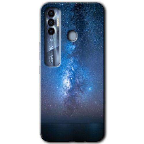 Tecno Spark 7 Pro Kılıf HD Desen Baskılı Arka Kapak - Samanyolu