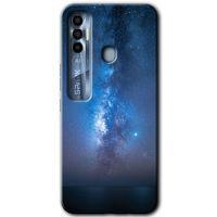 Tecno Spark 7 Pro Kılıf HD Desen Baskılı Arka Kapak - Samanyolu