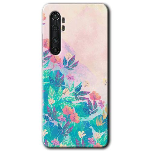 Xiaomi Mi Note 10 Lite Kılıf HD Desen Baskılı Arka Kapak - Çizim Yapraklar