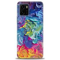 Vivo Y21 Kılıf HD Baskılı Kılıf - Colors + Tam Ekran Koruyucu