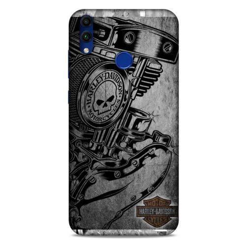 Huawei Honor 8C Uyumlu Kılıf Motorsiklet (41) Tank Kılıf Harley