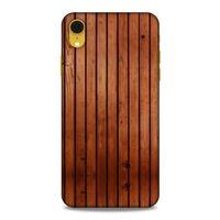 Lopard Apple iPhone XR Uyumlu Kılıf Wood'X (12) Koruyucu Silikon Desenli