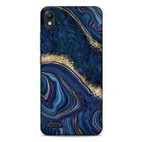 LG K20 2019 Uyumlu Kılıf Mavi Delisi (1) Kılıfı Mermer