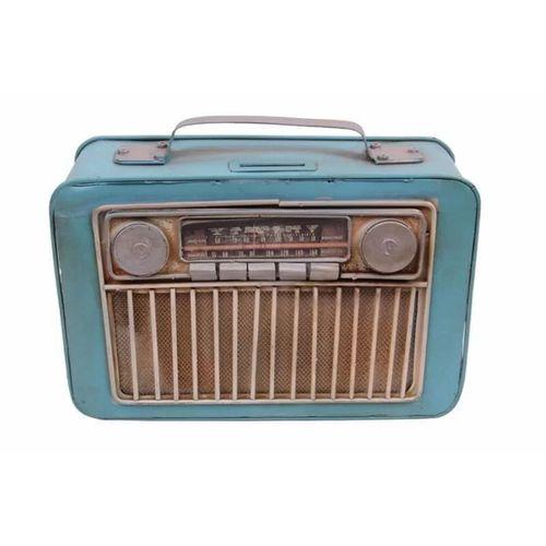 Dekoratif Metal Radyo Kumbaralı Hediyelik