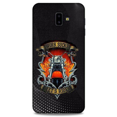 Samsung Galaxy J6 Plus Uyumlu Kılıf Motorsiklet (8) Baskılı Kılıf Harley Davidson