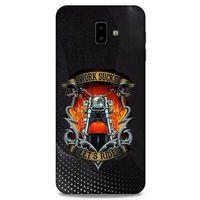 Samsung Galaxy J6 Plus Uyumlu Kılıf Motorsiklet (8) Baskılı Kılıf Harley Davidson
