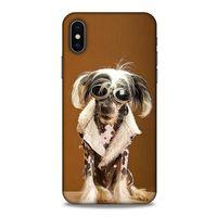 Apple iPhone XS Kılıf Köpek Kıyafetleri (12) Koruyucu Silikon Chinese Crested
