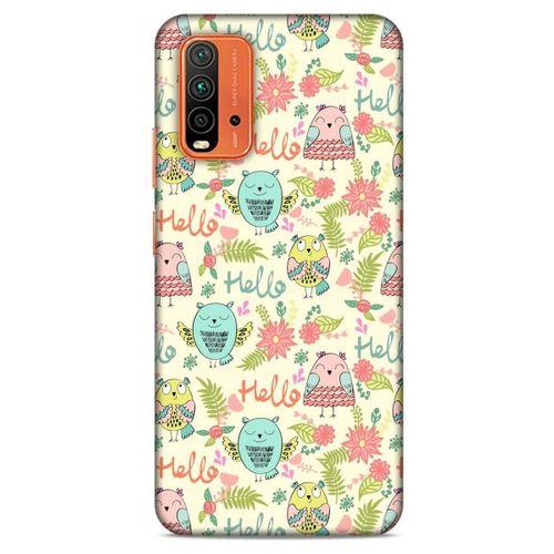 Lopard Xiaomi Redmi 9T Uyumlu Kılıf Baykuşlar (31) TPU Kılıf