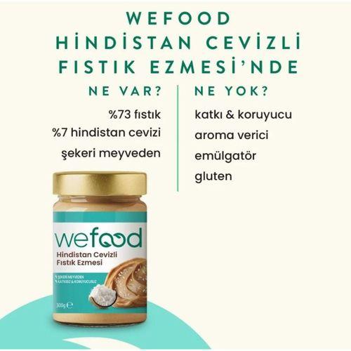 Wefood Hindistan Cevizli Fıstık Ezmesi 300 Gr