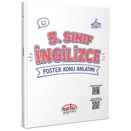 5. Sınıf İngilizce Poster Konu Anlatımlı Editör Yayınları