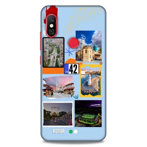 Lopard Xiaomi Redmi Note 6 Pro Uyumlu Kılıf Şehirli ※ (42) Konya Rugged Armor Kılıf