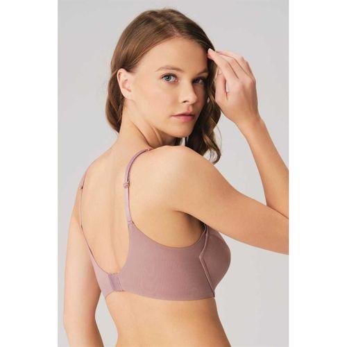 Kadın Balenli Desteksiz Dolgusuz Kol Altı Genişletilmiş Sırtı Yapıştırma Günlük T-shirt Sütyeni