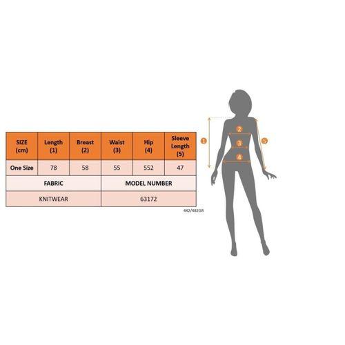 Kadın Uzun Kollu önü Açık Triko Hırka