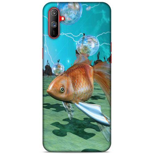 Lopard Oppo Realme C3 Uyumlu Kılıf Manipülasyon ☻ (29) Arka Koruma Kılıfı Baskılı