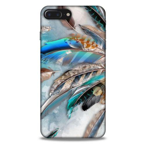 Apple Iphone 7 Plus Kılıf Desenli Özel Seri Tüyler (30) Silicone Case