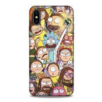 Apple Iphone X Uyumlu Kılıf Rick And Morty (34) Slim Armor Kılıf Manager Morty