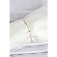 CM 14K Gold Renk Damla Topçuk Model Kadın Bileklik