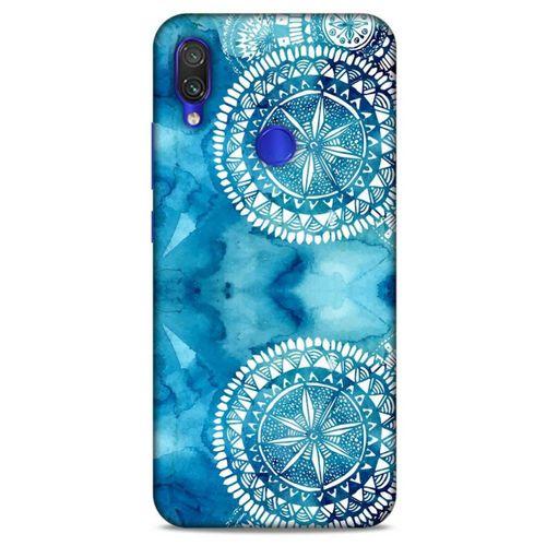 Xiaomi Redmi Note 7 Uyumlu Kılıf Mavi Delisi (45) Liquid Air Kılıf Suluboya Motif
