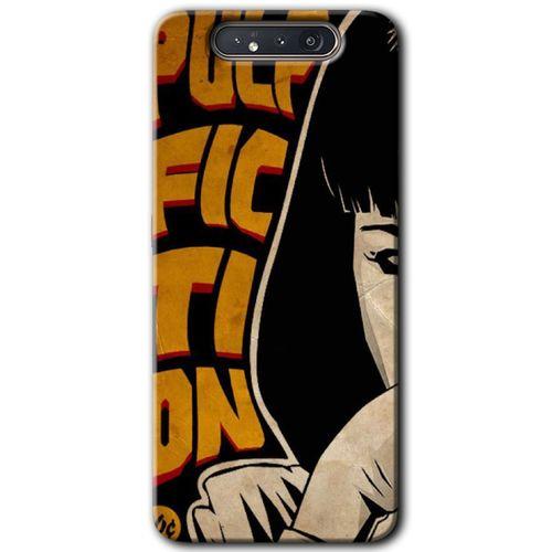 MRCİLETİSİM MRCİLETİSİM Samsung Galaxy A80 Kılıf HD Desen Baskılı Arka Kapak + Temperli Cam - Ucuz Roman