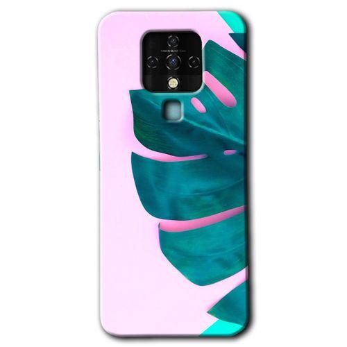 Tecno Camon 16 Kılıf HD Desen Baskılı Arka Kapak - 3D Yaprak
