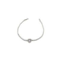 Kalpli Su Yolu Bileklik - Gümüş