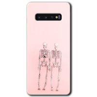 Galaxy S10 Kılıf HD Desen Baskılı Arka Kapak - Yaşayan Çift + Kırılmaz Cam
