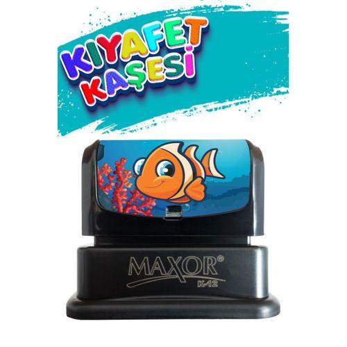 Kıyafet Kaşesi Balık Temalı Öğrenci Kaşesi / Kıyafet Etiketi / Kumaş Kıyafet Kaşesi