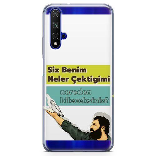 Honor View 20 Kılıf Caps Ahmet Kaya Arka Kapak Koruma Desenli Full Koruyucu